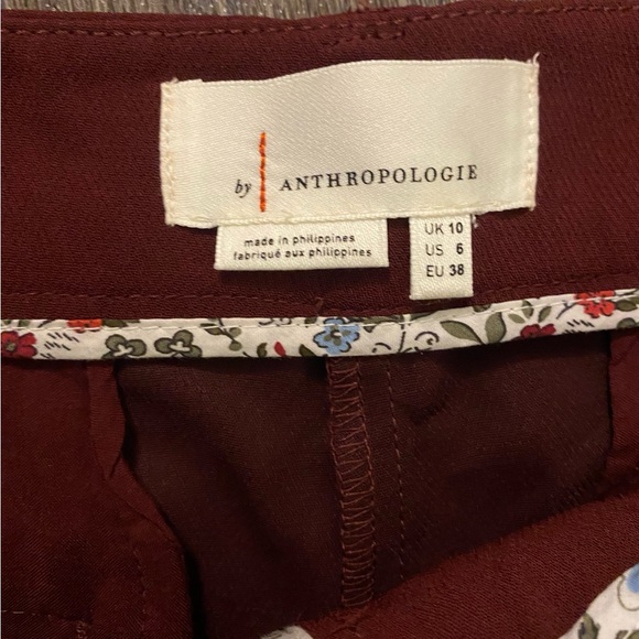 Anthropologie Sasha Button-Fly Tapered Trousers - Picture 4 of 6